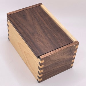 Wood Salt Cellar, Salt Pig, Pinch Pot, Pinch Bowl, Includes Personalization, Walnut and Maple Hardwood image 4