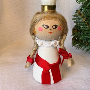 Lucia Wood Candle-holder from Ljungströms of Sweden.