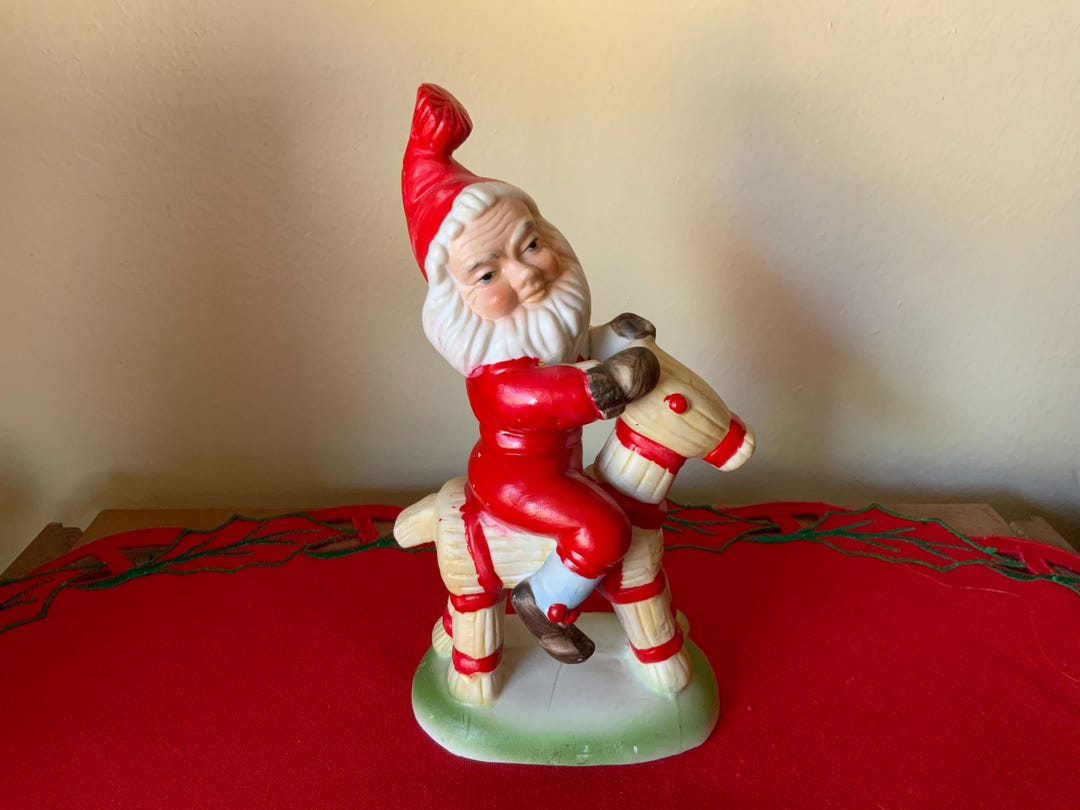 Swedish Tomte on A Straw-goat - Etsy