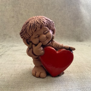 Troll Ceramic Figurine By Eva Jarenskog