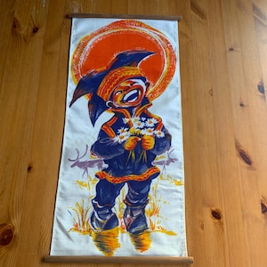 Swedish Linen Hand-printed Wall-hanging