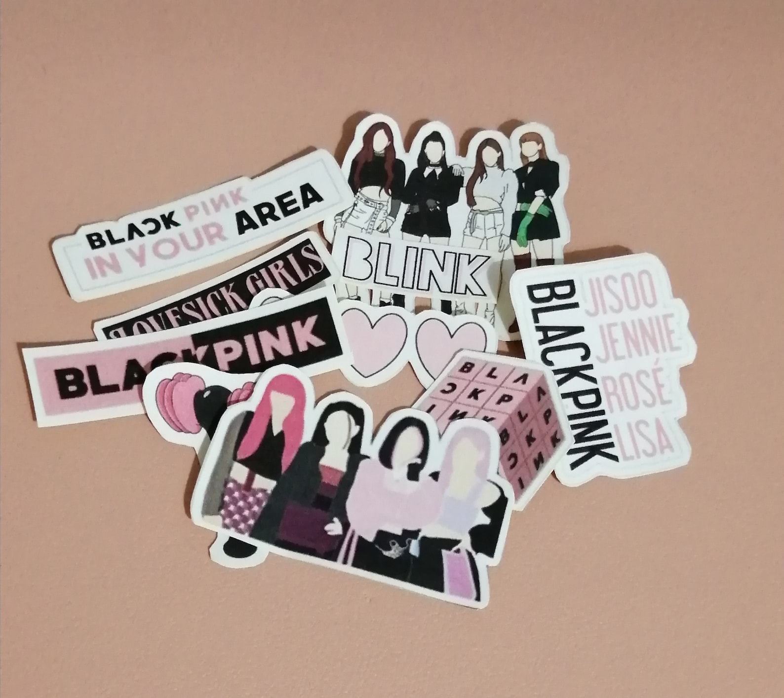 Blackpink Stickers With Free Photocard Etsy UK
