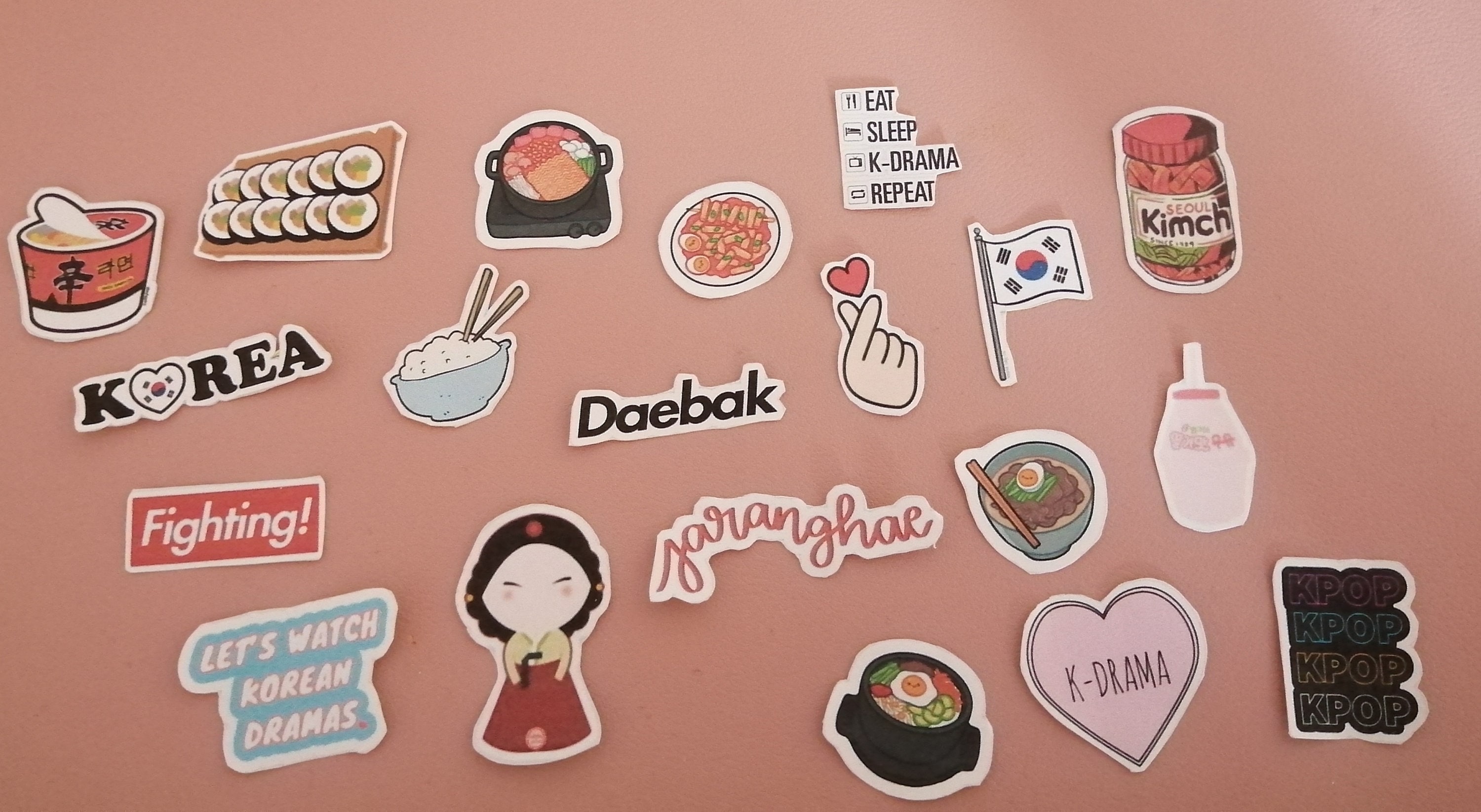 South Korean Culture Stickers Etsy