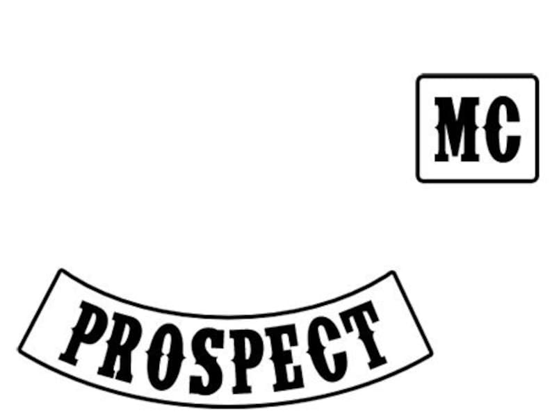 SOA Sons of Anarchy Prospect and MC Patch DIGITAL File for Etsy UK