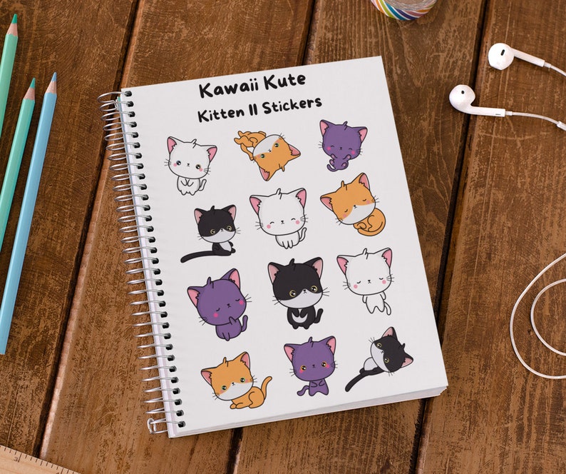 Kawaii Kute Sheet Stickers - Etsy