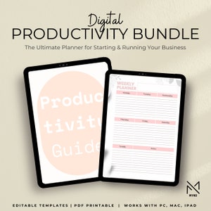 Boost Your Productivity | Our Digital Productivity Bundle| Ebook | Planners | Organizers and More