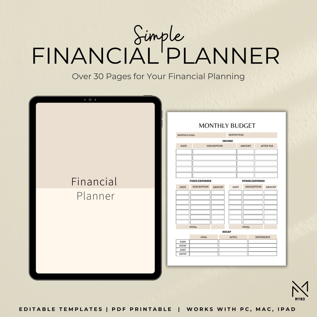 Digital Budget.pdf Digital Financial Planner: Budgeting & Money Management (PDF Download ...