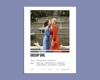 Gossip Girl Poster Etsy Gossip Girl Poster Etsy