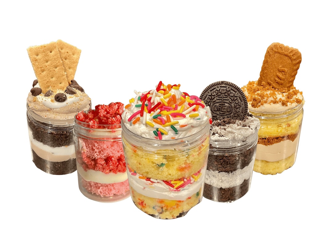 Variety Cake Jars Cake in a Jar Etsy