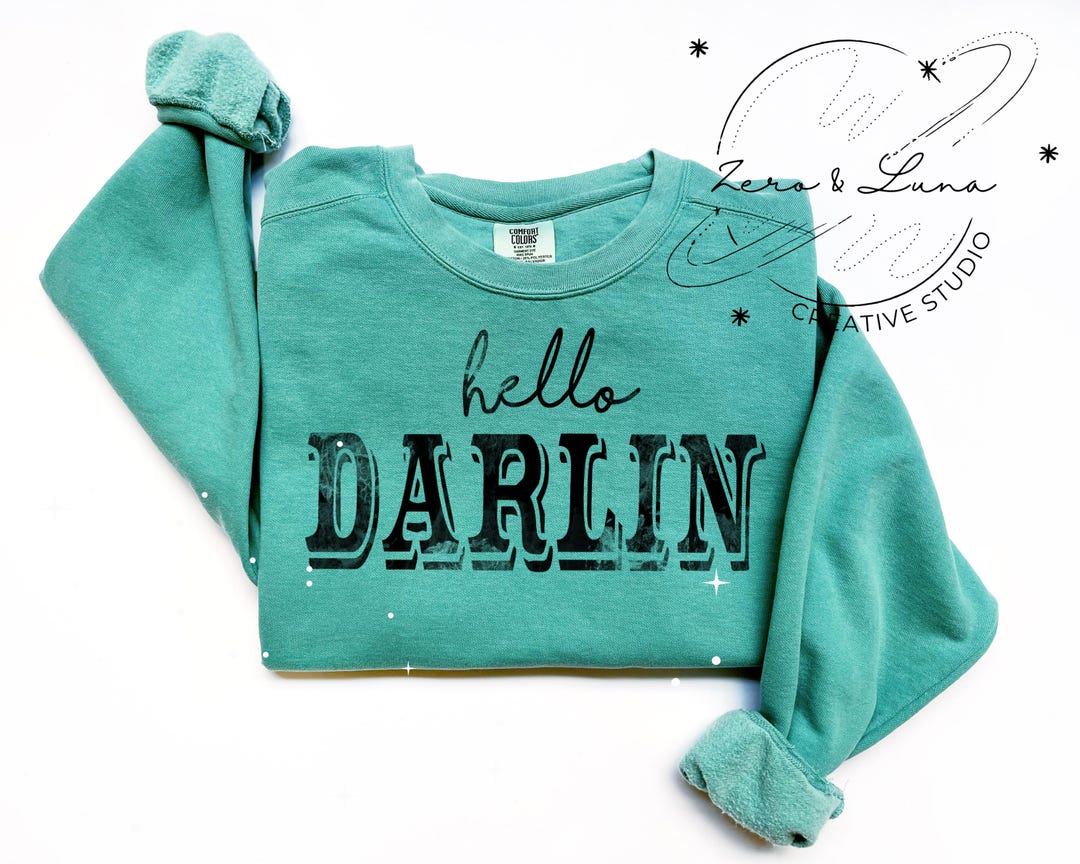 Hello Darlin Digital Download Design .PNG - Etsy