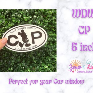 Adesivo da 5 pollici del programma WDW College