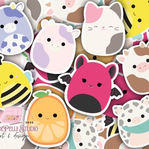 Cute Glitter Stickers Kawaii Sticker Shimmer Kawaii Sticker Pack Sweet  Label 