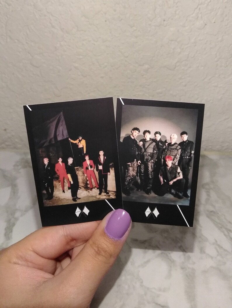 Custom Decorated Obsession Theme Polaroids Exo