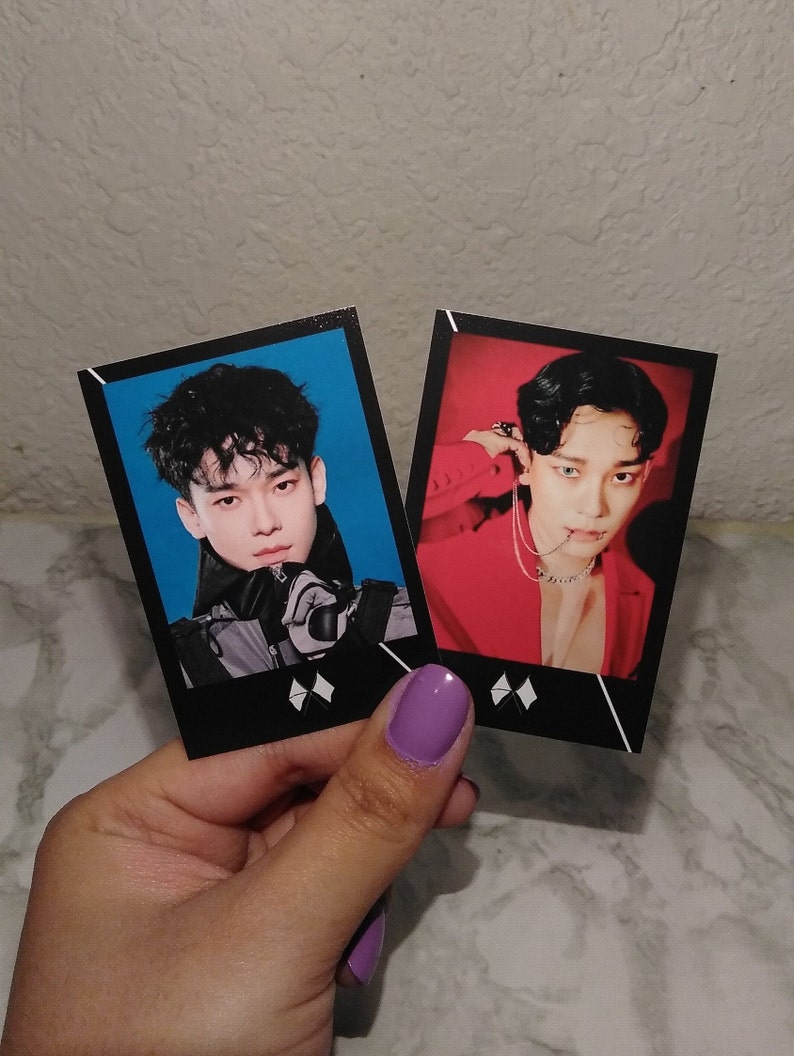 Custom Decorated Obsession Theme Polaroids Exo