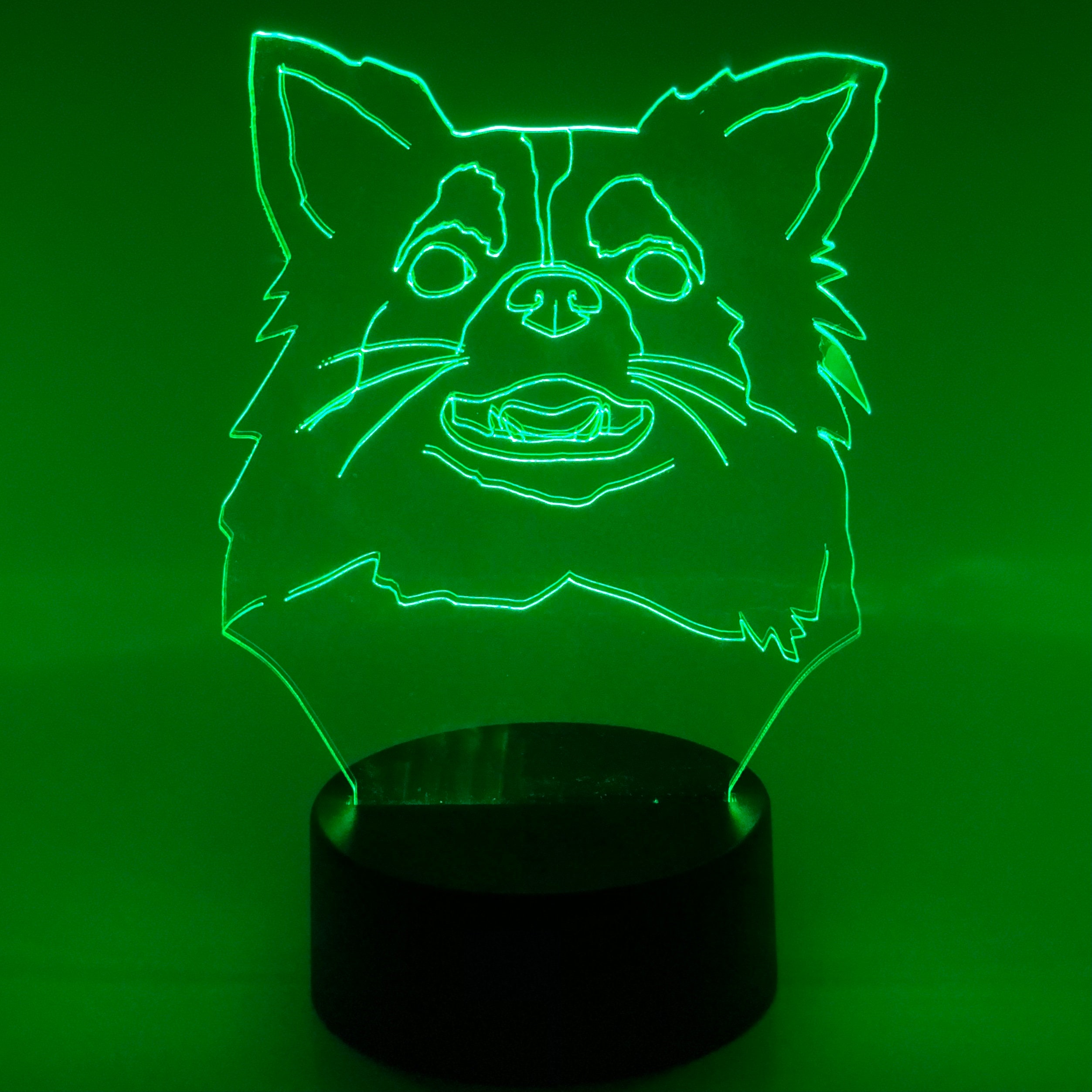 Lámpara personalizada con la imagen de su mascota perro de Etsy