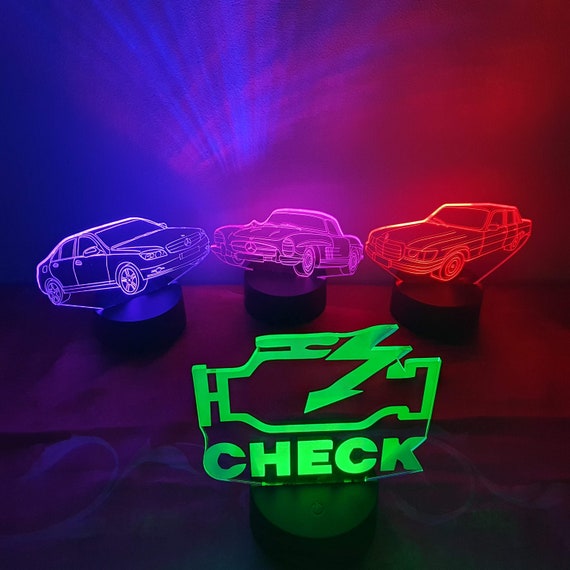 Auto Neon Individuelle personalisierte Nachtlampe LED Licht - .de