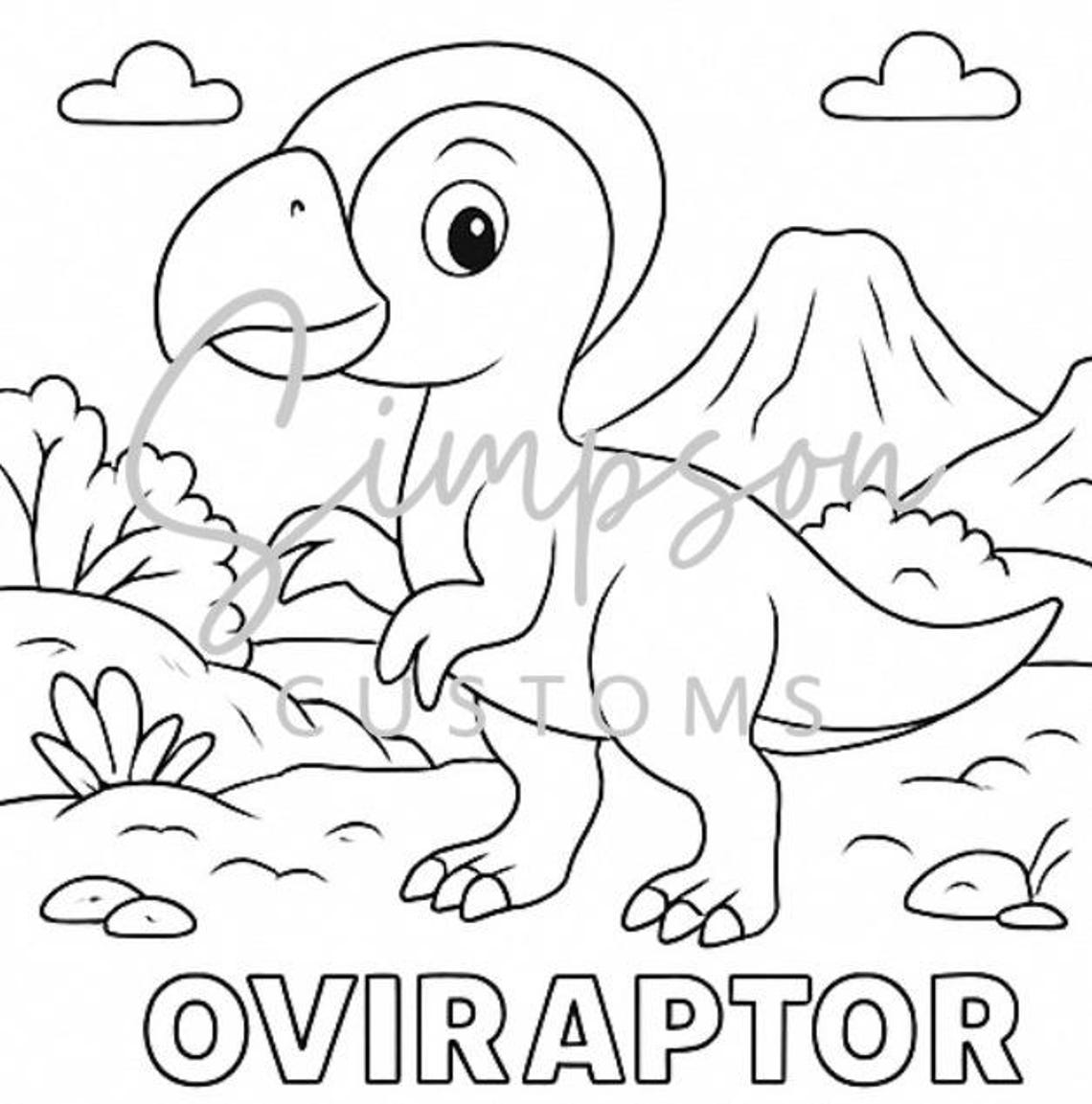 Dinosaur Coloring Pages for Toddlers | 30 Dino Printable Sheets ...