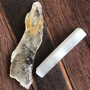 Golden Feather Phantom Selenite
