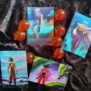 Postkarten – Anime Fanart Set  Dragon Ball | Einzelkarten & Set | Druck meiner handgemalten Motive