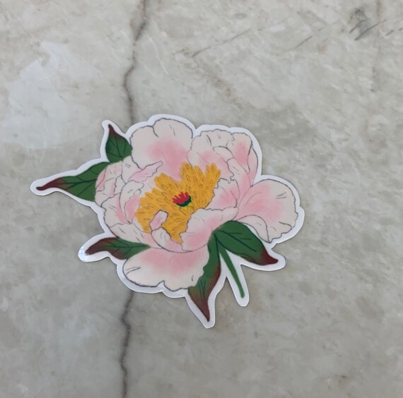 supreme flower sticker