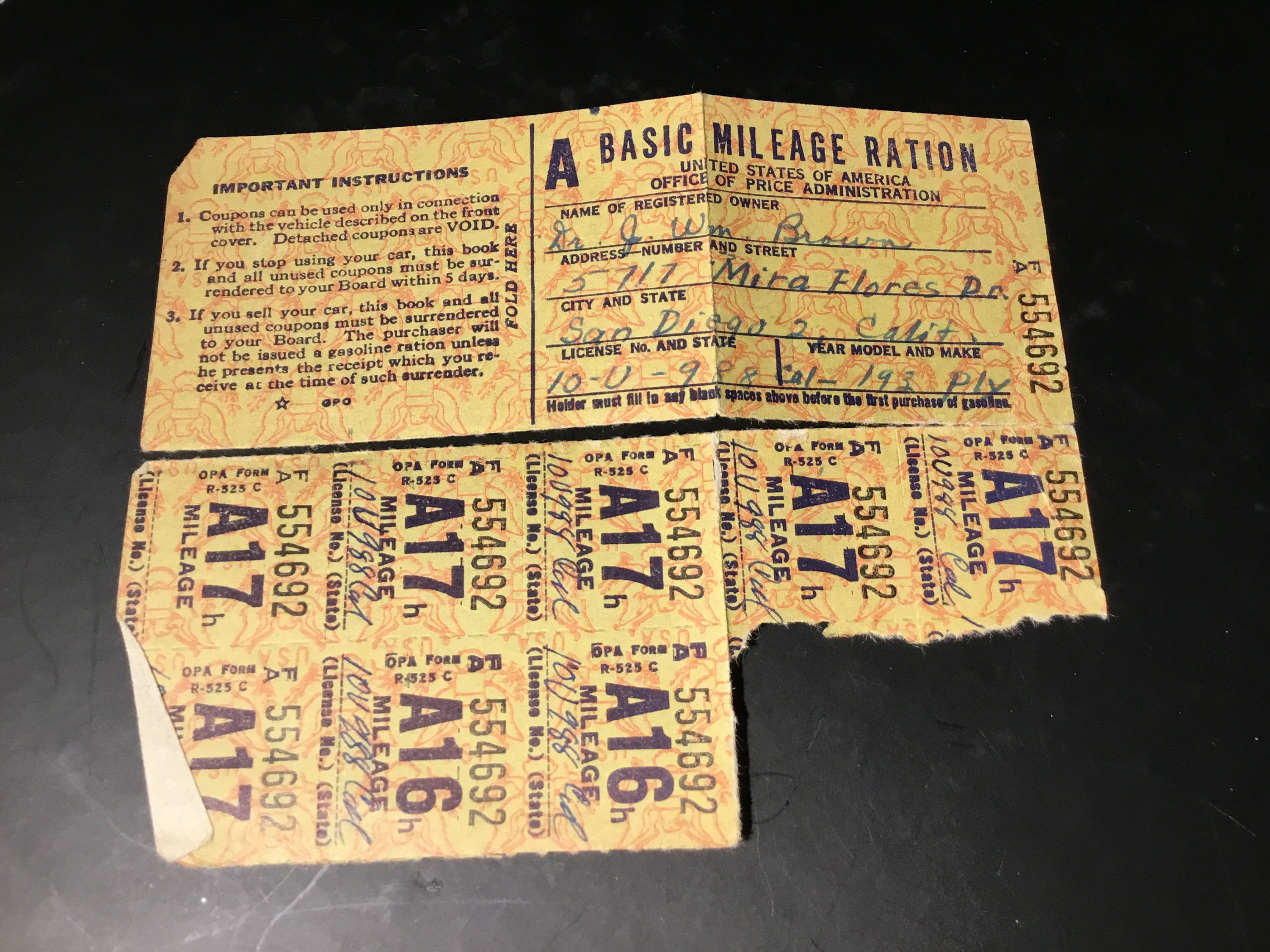 Ration Coupons - Etsy