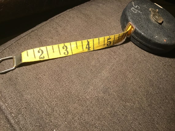 Vintage Walsco 50 Foot Cloth Measuring Tape 