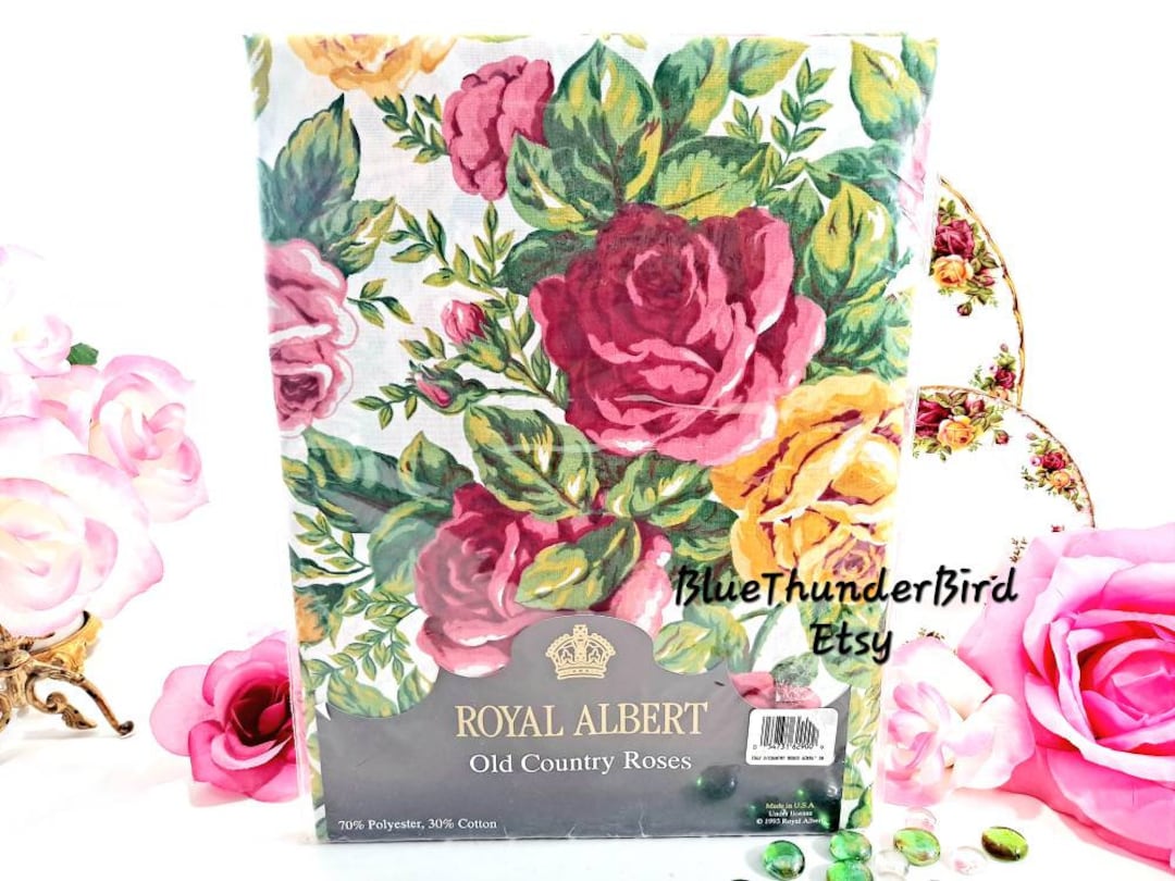 Nip!royal Albert Old Country Roses Collectable Table Cloth Kitchen