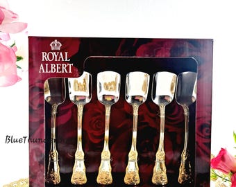 Royal Albert Old Country Roses Soup Buffet Ladle 18/10 Stainless