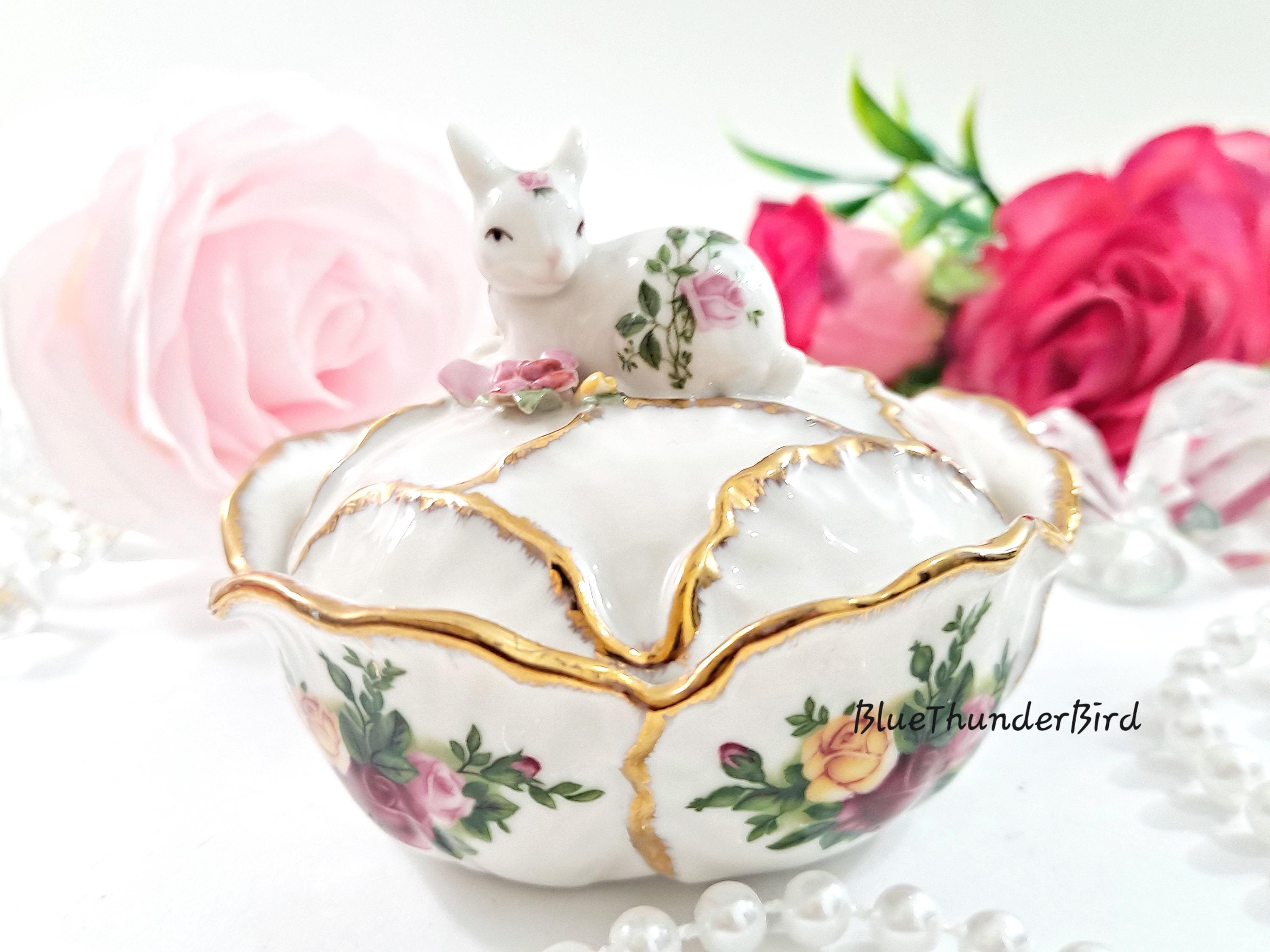Royal Albert Old Country Roses Bunny - Etsy
