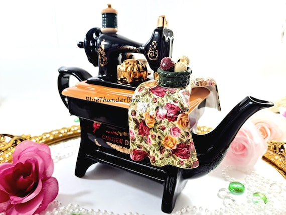 Royal Albert Old Country Roses Cardew Design Large Sewing Machine
