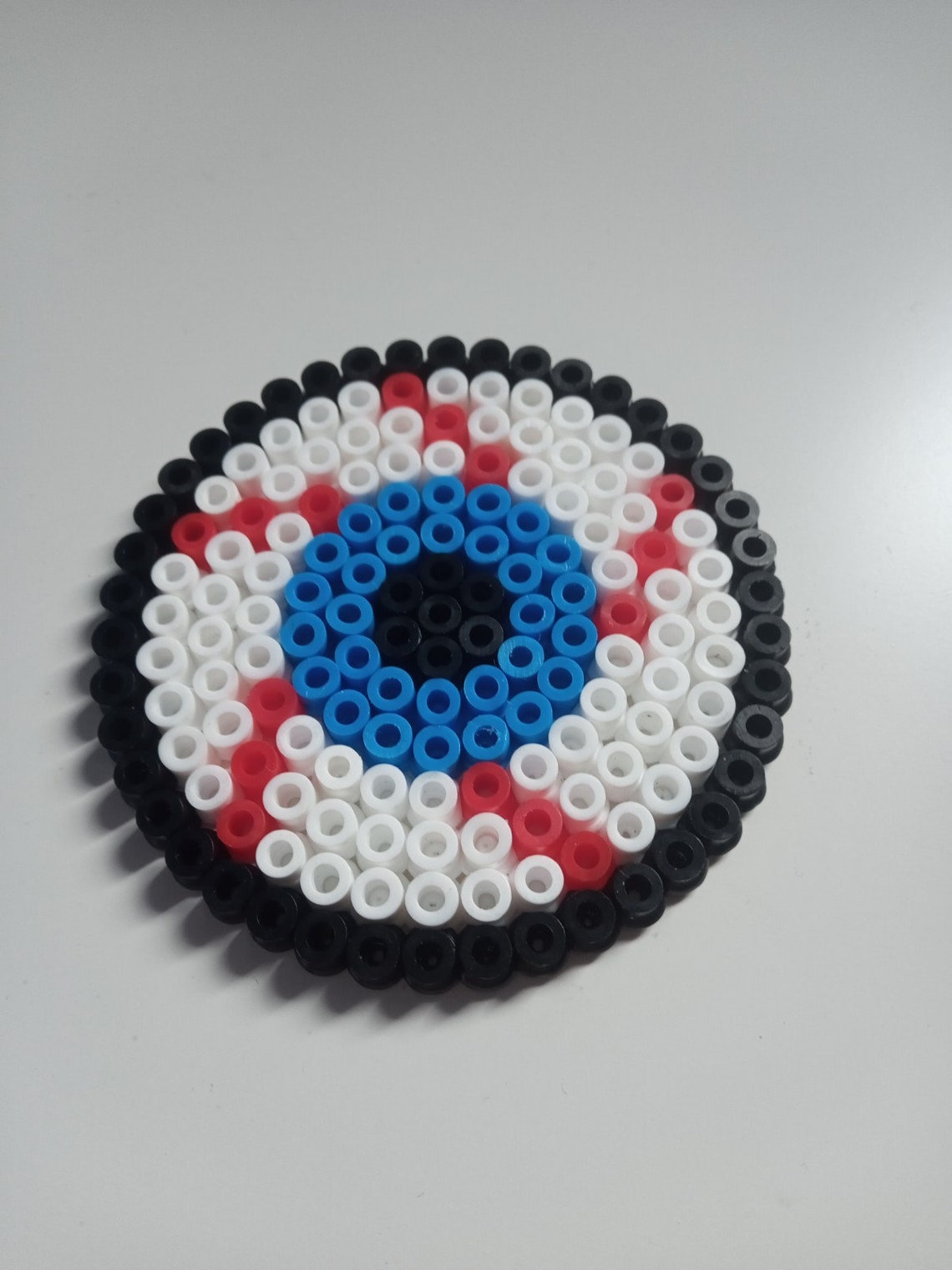 Halloween Eyeball Coaster Hama Perler Bead Trick Or Treat Etsy