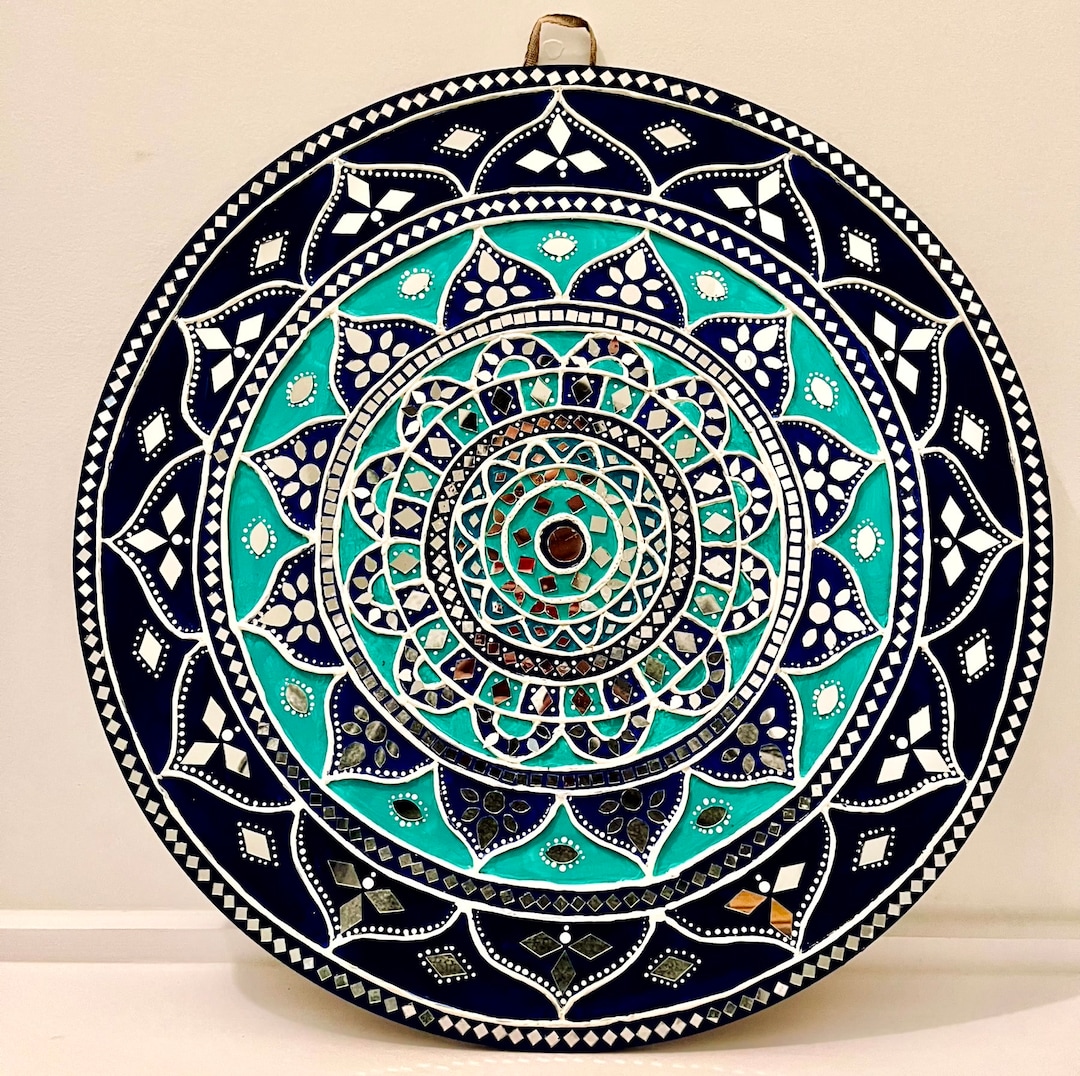 Lippan Art Mirror Work Wall Hanging Etsy