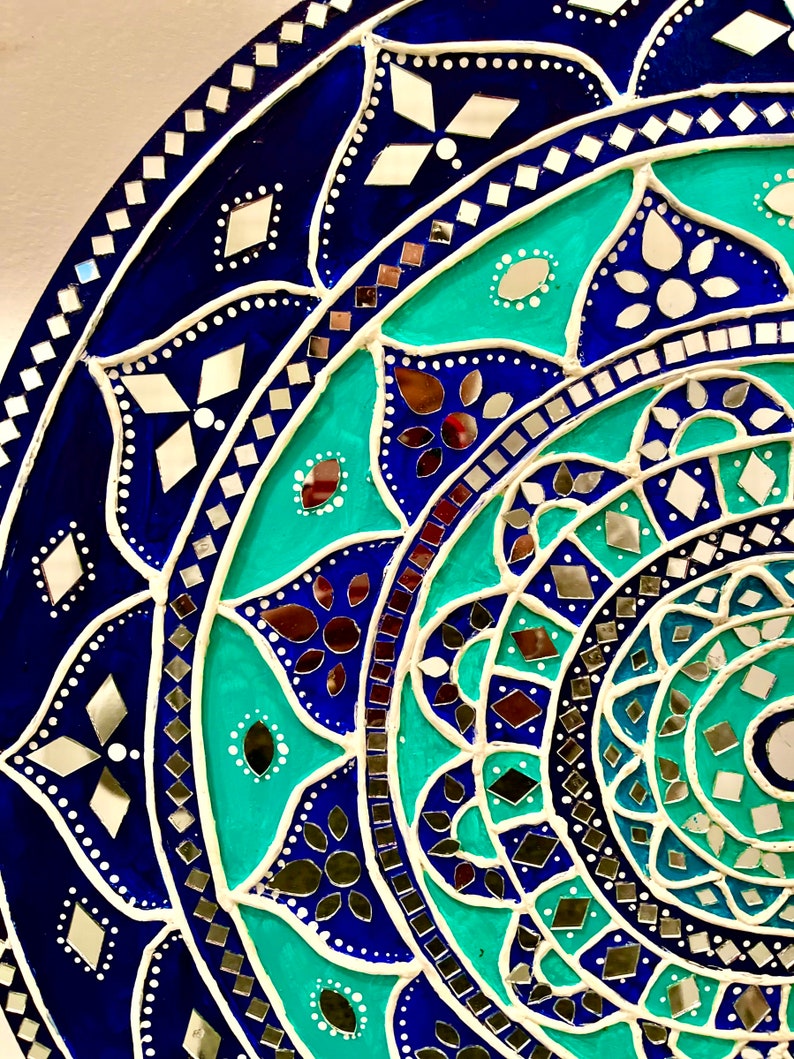 Lippan Art Mirror Work Wall Hanging Etsy