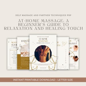 At-Home Massage: A Beginner’s Guide to Relaxation and Healing Touch | Self Massage and Partner Techniques PDF