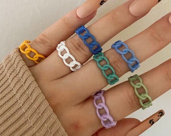 Adjustable Chain Link Rings