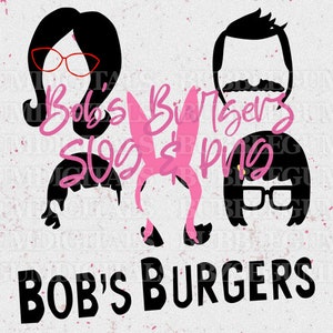 Bob&#39;s Burgers Bunch - SVG & PNG