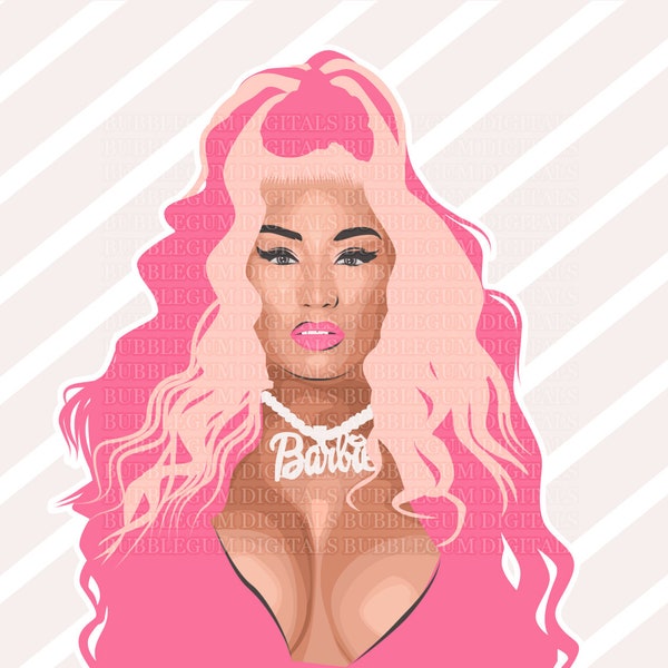 Nicki Minaj Vector/Vexel PNG Sublimation