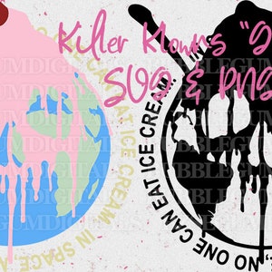 Killer Klowns Globe - SVG & PNG