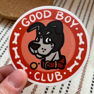 Good Boy Club Pup Vinyl Sticker