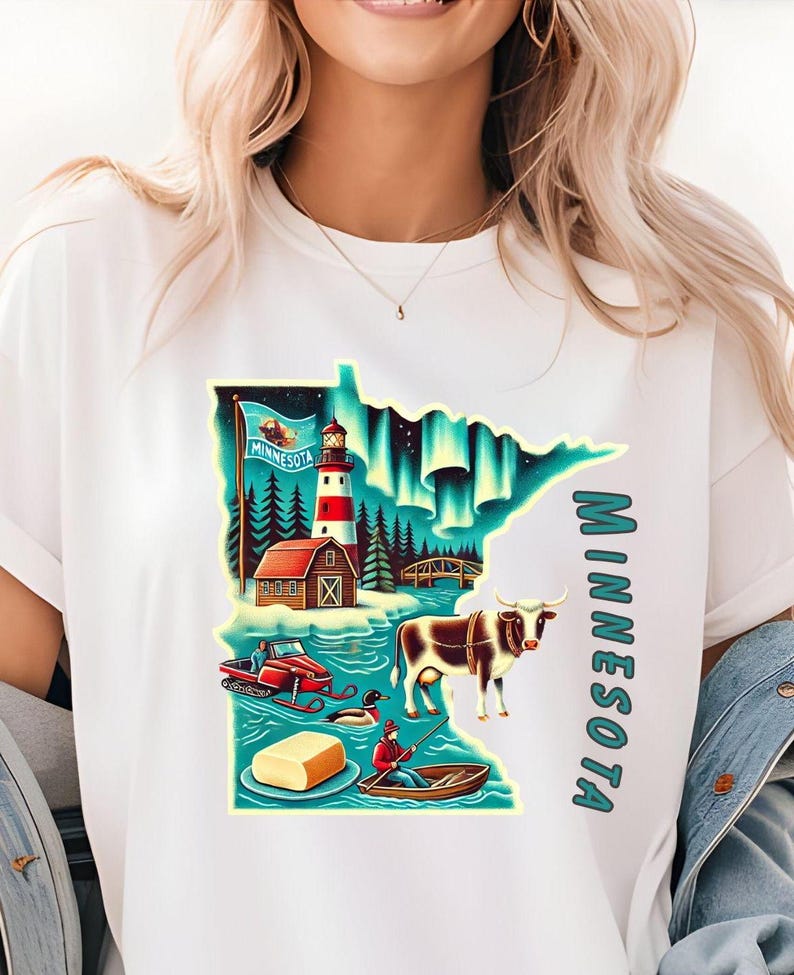 Minnesota Landmarks Clip Art, Sublimation PNG (digital Download) - Etsy