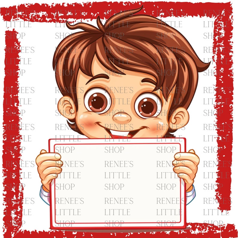 School Boy Themed Name Label Collection High Resolution PNG Clip Art