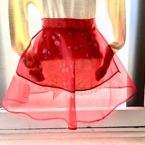 Retro Vintage Cottagecore Apron great baking gift mcm kitsch pinup kitchen mod 60s lolita dress up role play