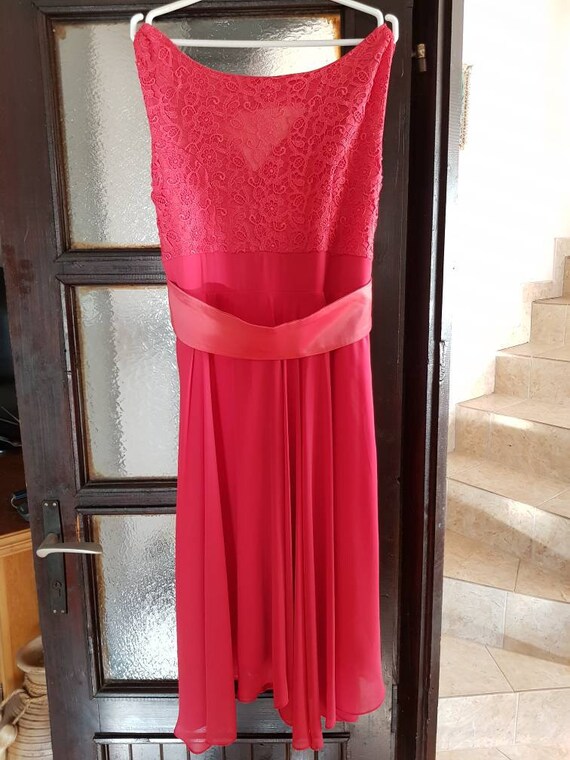 Vintage 90s dress / 1990s dress / pink dress / pro