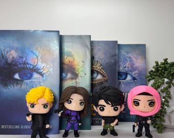 Aaron Warner, Juliette Ferrars, Kenji & Nazeera Funko Set Shatter Me