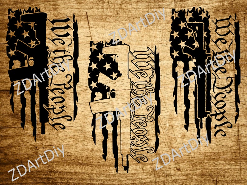 Download We The People X6 Vector of distressed svg flag svg 4th of ...