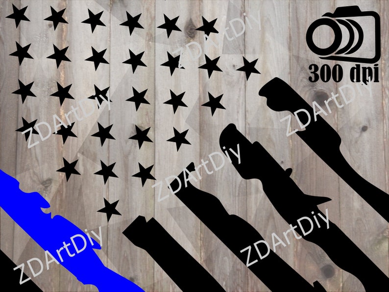 Download 21 Vector Lanscape Blue Lives Matter / Thin Blue Line SVG ...