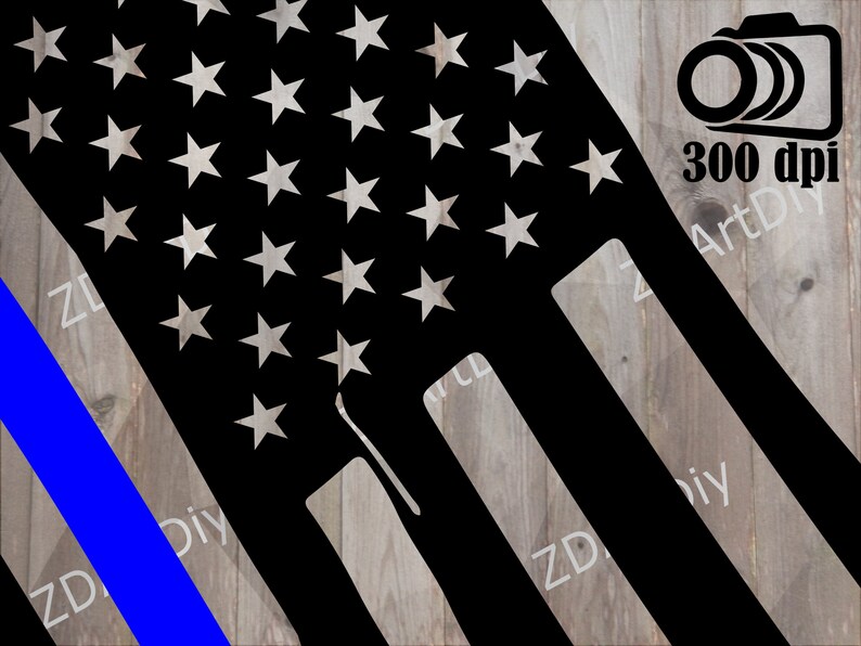 Download 21 Vector Lanscape Blue Lives Matter / Thin Blue Line SVG ...
