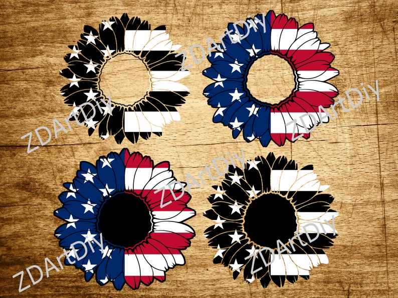 Free Free 321 Sunflower 4Th Of July Svg SVG PNG EPS DXF File