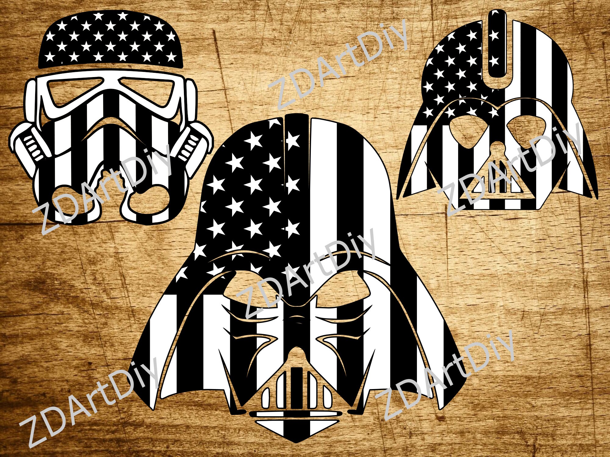 Download 15 Vector Clipart Star Wars Mask American Flag star wars ...