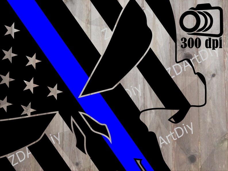 12 Vector Blue Lives Matter Punisher / Thin Blue Line SVG / | Etsy
